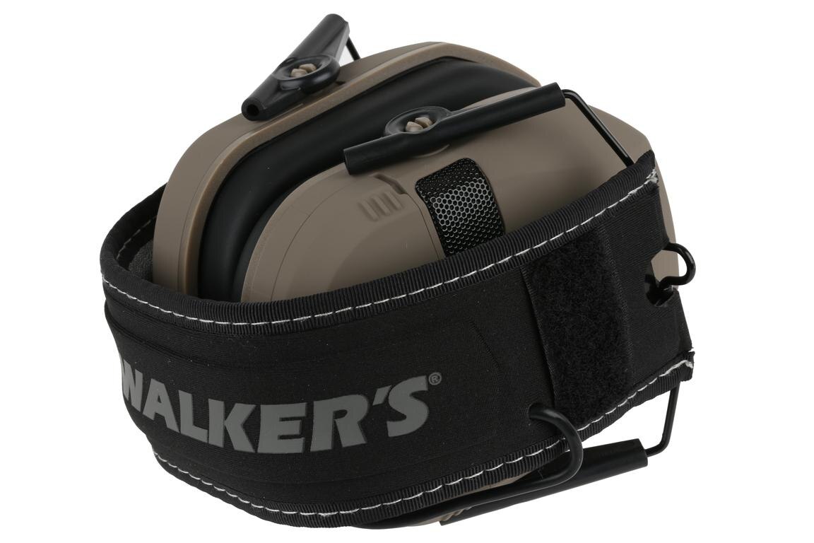 Walker's Razor Slim Electronic Muffs FDE Patriot GWPRSEMPATFDE